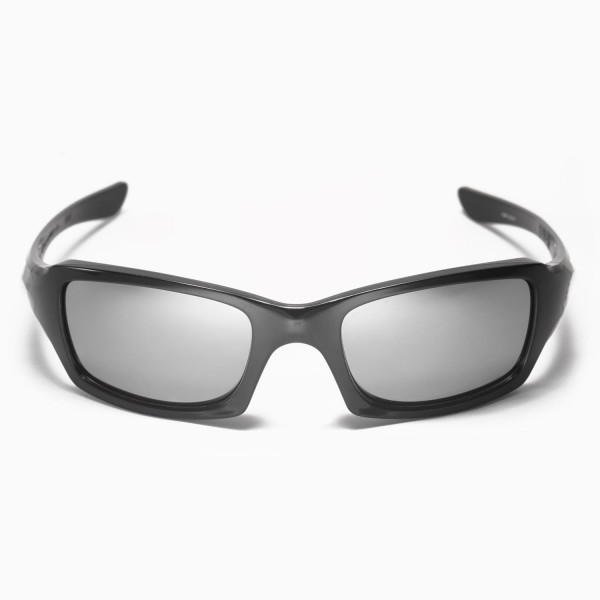 New Walleva Black + Titanium Polarized Replacement Lenses For Oakley